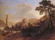 Asher Brown Durand Oberwesel on the Rhine USA oil painting artist
